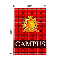 Cahier d'exercices personnalisé 250x180mm, reliure agrafée, ligné, avec marge pour liste de points à vérifier, cahier d'écriture pour étudiants imprimé OEM