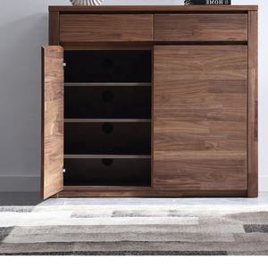 Armoire à <span class=keywords><strong>chaussures</strong></span> en bois finition or brun foncé, 24 paires étagères de <span class=keywords><strong>rangement</strong></span>, support organisateur - Product Image 5