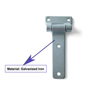 Петля T-образная оцинкованная усиленная, сертифицированная ISO9001, для фургонов и автомобилей, фурнитура и комплектующие - Product Image 1