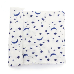 Manta Envolvente para Bebé IBaifei con Estampado Personalizado, 100% Algodón Orgánico, Ropa de Cama de Bambú y Algodón, Muselina Acolchada, Manta Envolvente Infantil con Diseño de Animales - Product Image 1