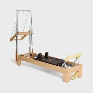 Cama de Pilates de Madera con Resistencia Ajustable para Principiantes y Usuarios Avanzados, para el Hogar o Estudio - Product Image 4