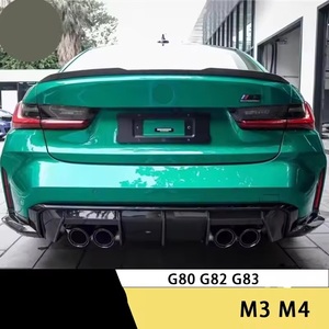 ตัวกระจายคาร์บอนไฟเบอร์สไตล์ M3 M4 G80 G82ตัวแยกกันชนท้าย G83สำหรับ BMW M3 M4 G80 G82 G83 2021 + ชุดตัวถังรถ - Product Image 2
