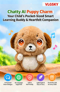 Jouet intelligent interactif en peluche pour enfants, à commande vocale par IA, doux au toucher, pour l'éducation précoce et les jeux à la maison - Product Image 5
