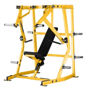 Rekabetçi fiyat Fitness ekipmanları mukavemet makinesi vücut bina plaka yüklü iso-yanal oturmuş düşüş göğüs basın makinesi