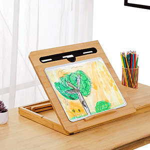 โต๊ะไม้แล็ปท็อปพับได้แบบพกพาโต๊ะโต๊ะไม้แล็ปท็อปโต๊ะยืนปรับความสูงได้ - Product Image 5