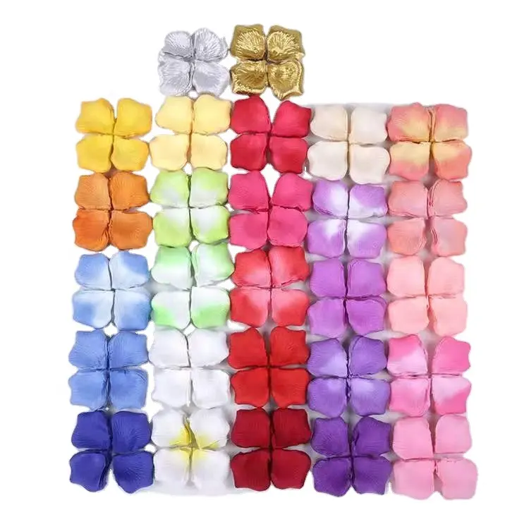 100 Pillen Kunstmatige Rozenblaadjes Bloem Zijden Rozenblaadjes Voor Bruiloft Decoratie Rose Petal