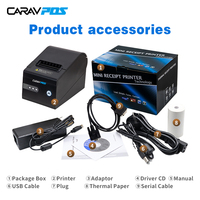 Impresora Térmica de Recibos POS de 260 mm, Directo de Fábrica, 83 mm de Ancho, Interfaz Triple USB, Serial, LAN, Plug and Play, Multiplataforma