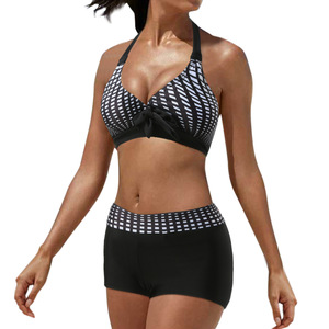 Nuevo Conjunto de <span class=keywords><strong>Bikini</strong></span> de Dos Piezas para Mujer - Braguitas de Cintura <span class=keywords><strong>Alta</strong></span> con Tirantes Ajustables, Estilo Conservador para Mercados Occidentales - Product Image 3