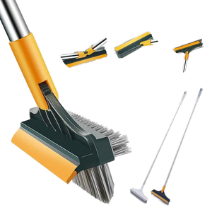 Multifunción 3 en 1 Scrape Floor Scrubber Hogar Plástico Piso <span class=keywords><strong>Escoba</strong></span> Inodoro Baño Cocina Clean Floor Scrub Brush - Product Image 2