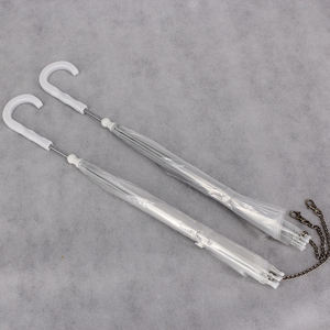 CHUVABAND 17 inci 8 tulang payung hujan hewan peliharaan kucing dan anjing peliharaan payung hewan peliharaan untuk anjing cerah dan hujan payung perjalanan - Product Image 4