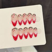Ongles press-on tendance éclaircissants avec colle, faux ongles couvrants, design personnalisé disponible