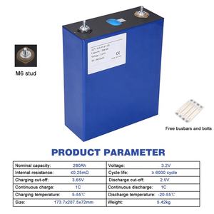Lifepo4 280Ah <span class=keywords><strong>3.2</strong></span> 300Ah แบตเตอรี่ลิเธียมไอออนสำหรับระบบจัดเก็บพลังงานแสงอาทิตย์ - Product Image 4