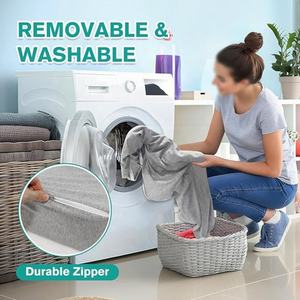 <span class=keywords><strong>Coussin</strong></span> <span class=keywords><strong>de</strong></span> <span class=keywords><strong>lit</strong></span> triangulaire sur mesure - Housse lavable en tissu 100% polyester avec poche <span class=keywords><strong>de</strong></span> rangement et oreiller <span class=keywords><strong>de</strong></span> <span class=keywords><strong>tête</strong></span> <span class=keywords><strong>de</strong></span> <span class=keywords><strong>lit</strong></span> - Product Image 6