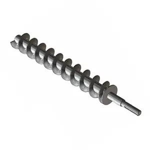 Flange Coupling Large Spiral Shafts Screw CNC Stainless Steel Shaft