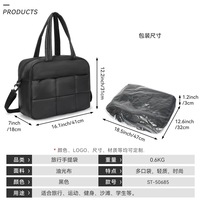 Nouveauté : Sac à main matelassé sur mesure, résistant à l'eau, avec fermeture éclair, style puffer, portefeuille tendance, sac de shopping rembourré en nylon
