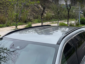 2 cái bạc màu đen hàng không lớp hợp kim nhôm mái giá thanh đường sắt mái cho TOYOTA bz3x Bozhi 3x <span class=keywords><strong>2025</strong></span> - Product Image 4