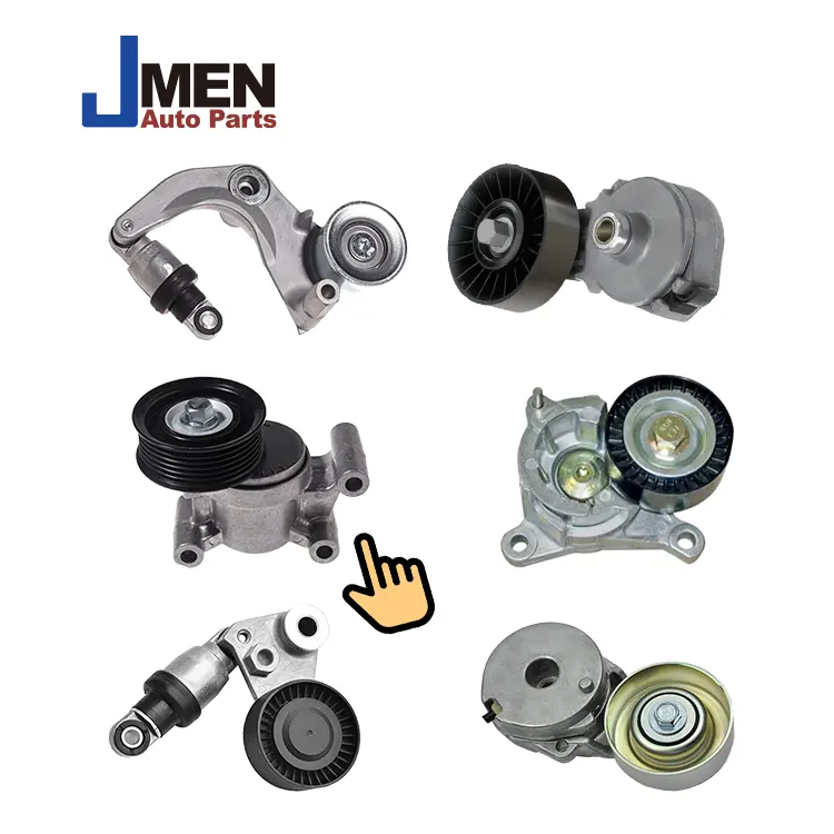 Jmen for BMW 3 Series E30 E21 E36 E46 Classic M3 Custom Belt Tensioner A/C air condition pulley car idler auto Engine Part