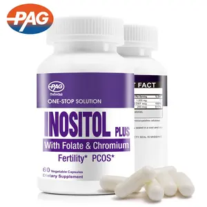 Cápsula de apoio feminina, cápsula de vitamina myo-inositol para mulheres