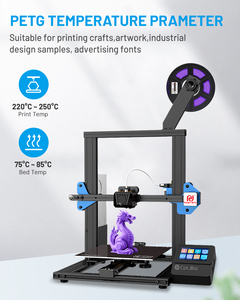 Colido 1kg PETG Tím Filament cho máy in 3D độ bền cao 1.75mm Đường kính chính xác (+/- 0.03mm) không làm tắc nghẽn gọn gàng bọc dòng chảy - Product Image 6