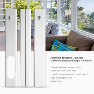 <span class=keywords><strong>Kit</strong></span> <span class=keywords><strong>de</strong></span> coulissage <span class=keywords><strong>de</strong></span> fenêtre 3 pièces <span class=keywords><strong>de</strong></span> haute qualité, nouveau design, plaque d'étanchéité réglable <span class=keywords><strong>de</strong></span> 1,9 m <span class=keywords><strong>pour</strong></span> <span class=keywords><strong>climatiseur</strong></span> <span class=keywords><strong>mobile</strong></span> - Product Image 2