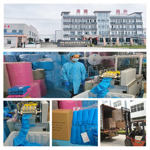 Durable Thicker Einweg-Vlies-Schuh überzug Atmungsaktiver, nicht gewebter, staub dichter Schuh überzug Einweg - Product Image 5