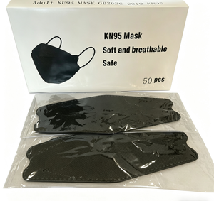 Masque facial KF94 jetable à prix de gros, respirateur protecteur 4 plis pour adultes - Product Image 1