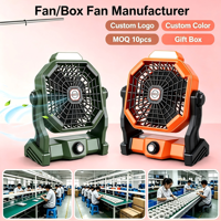 Ventilateur de camping à refroidissement par air, petit ventilateur de bureau, ventilateur personnalisé