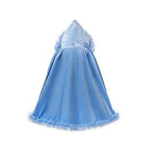 Capa con Capucha de Dibujos Animados de Frozen para Niñas, Poncho Rosa, Chaqueta Tipo Chal, Duradera, para Exteriores, Navidad, Nueva - Product Image 6
