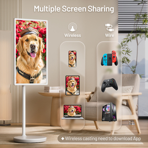 32'' Inch Movable Smart Touch <b>TV</b> Full HD 1080P Rotatable Screen With Battery Android13 <b>Portable</b> <b>Portable</b> Smart <b>Tv</b> Touch Screen P - Product Image 4