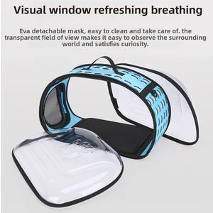 Nuevo portador de viaje para mascotas, diseño poroso, lado suave, plegable, portátil, EVA, bolsa para gatos con ventanas de malla, bolsa para jaula para mascotas - Product Image 4