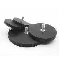 Support magnétique de toit de 31 mm pour barre lumineuse LED de camion, supports de montage magnétiques, pinces