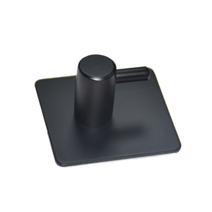 Thép Không Gỉ Kim Loại Áo Khăn Móc Tự Dính Tường Móc Đen Dính Treo Quần Áo Móc - Product Image 2