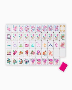 Tuiles <span class=keywords><strong>de</strong></span> Mahjong américaines en acrylique à 4 couches, motif bonbons et crème glacée, 160 pièces, pour jeux à domicile ou Mahjong du dimanche - Product Image 3
