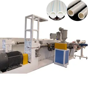 China PE PPR PERT Kühlung Heißbodenheizung Einzelschnecken-Extruder Rohrmaschinen Extrusionslinie Maschine