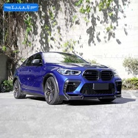 Kit de Carrocería YICKU X6 para BMW X6M X6 2020-2022, Estilo Aulena Designus, Kit de Carrocería de Fibra de Carbono Seca, Alerón Delantero, Difusor Trasero