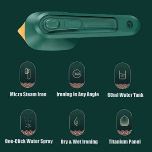 Home Professional <b>Micro</b> Steam Iron Handheld Portable Garment Small Iron Mini Iron Travel Machine Steamer Electric Eco-Friendly - Product Image 4