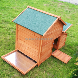 SDC016 Poulailler en bois, poulailler en cage pour volaille avec nichoir, cages à canard Cage à lapin Maison pour chat pour jardin, cour et terrasse - Product Image 6