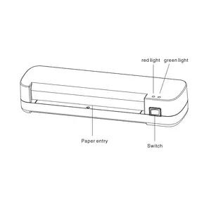 उच्च गुणवत्ता 2023 नई Laminator मशीन डेस्कटॉप A4 घर कार्यालय स्कूल के लिए Laminating मशीन