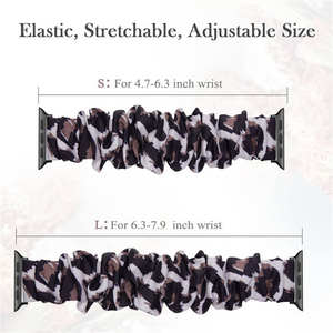 Eraysun da donna ragazza in Nylon cinturino per orologio <span class=keywords><strong>Apple</strong></span> <span class=keywords><strong>Watch</strong></span> serie serie orologio 7/6/5/4/3/2/1 cinturino elastico Smart <span class=keywords><strong>Watch</strong></span> - Product Image 3