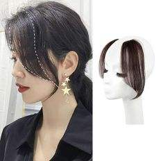 Cabello Remy brasileño Postizo Cabello de Goon natural con flequillo cosquillas Material de cabello humano - Product Image 1