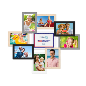 Cadre photo MDF personnalisable et tendance avec installation murale, forme personnalisée, fonctionnalités créatives, logo personnalisé - Product Image 1