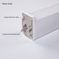 Motor Tirai Pintar dengan Kontrol Suara Bluetooth, Robot Tirai Elektrik, Kontrol Aplikasi, Pengaturan Timer