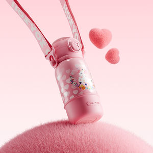 ZOYZOII Acier Inoxydable Isolé Sippy Cup Portable 450ml Grande Bouteille <span class=keywords><strong>De</strong></span> Paille D'eau avec Conception <span class=keywords><strong>De</strong></span> <span class=keywords><strong>Licorne</strong></span> pour Enfants Sublimation - Product Image 2