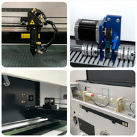 Nueva Máquina de Corte y Grabado Láser CO2 CNC 7050 de Alta Precisión, Refrigeración por Agua, Control Ruida, Leadshine, Automática para Acrílico y Madera