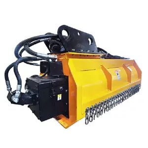 Forestry Machinery Flail Mower Mini Excavator Hydraulic Hammer Forestry Mulcher for Tractor Excavator Skid Steer Wheel Loader