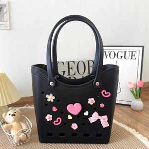 DIY <b>Accessories</b> EVA Beach <b>Bag</b> Summer Waterproof EVA Tote <b>Bags</b> Outdoor Travel Storage <b>Bag</b> for Girls - Product Image 4