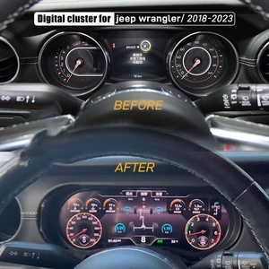 Navihua Virtual Cockpit Digital Cluster LCD <b>Speedometer</b> Dashboard Display Panel <b>for</b> Jeep Wrangler JL 2011-2017 2018-2023 - Product Image 4