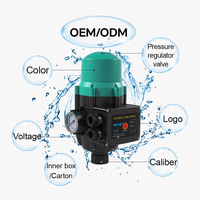 Commutateur de contrôleur de pression de pompe à eau automatique IP65 Smart multi-tension 10 bar OEM/ODM petit lot disponible