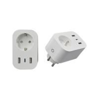 E-SUN Luxuriant 230V 16A Smart Power Strip Socket Français Standard Adaptateur Convertisseur avec Wifi Design Élégant Prise Électrique