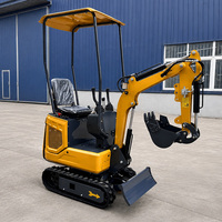 Mini-excavatrice à chenilles fiable avec système hydraulique étanche, réduit efficacement les fuites d'huile pendant le creusement continu